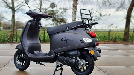Capri Classic E5 matzwart EFI - Basic Pakket