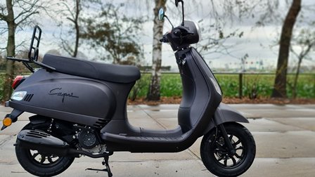 Capri Classic E5 matzwart EFI - Basic Pakket