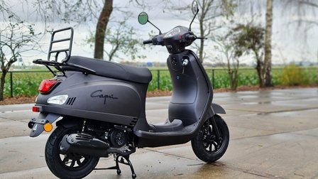 Capri Classic E5 matzwart EFI - Basic Pakket