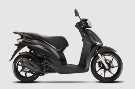 PIAGGIO Liberty S Matzwart - Black Opaco Sport 4S3V IGET 4 takt