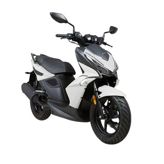 Kymco Super 8 R Mat Wit Metallic