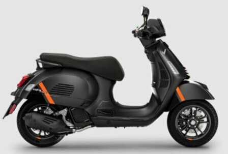 Vespa GTS Super Sport 300 mat zwart - Nero Convinto