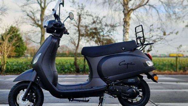 Capri Classic E5 mat zwart EFI - Extra Pakket